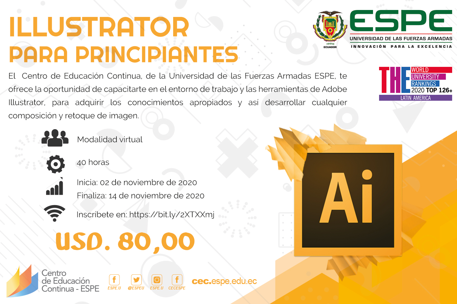 Curso Ilustrador principiantes, ESPE