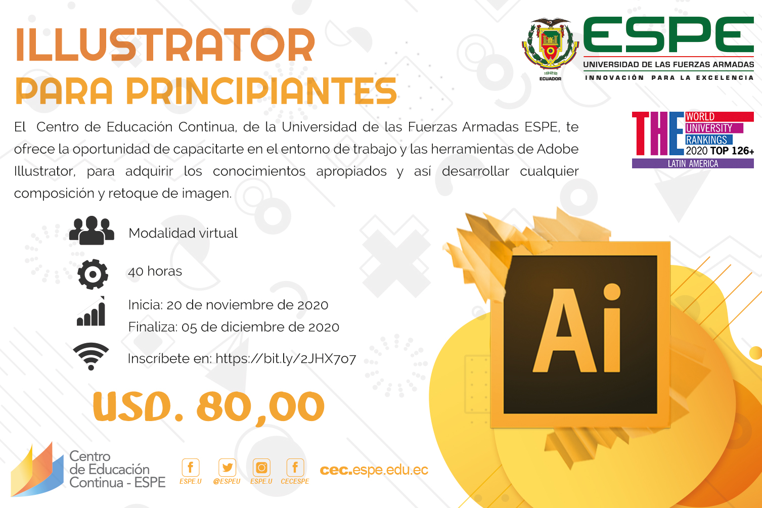 Curso Ilustrador para principiantes, ESPE