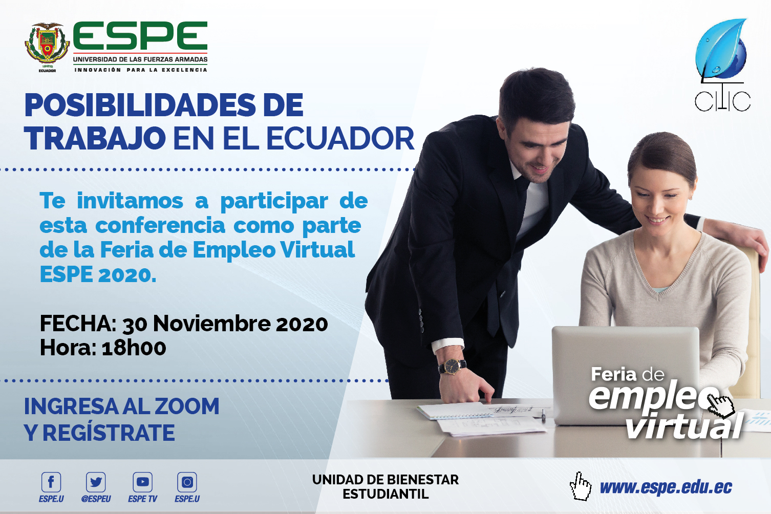 Webinar Posibilidades de trabajo en Ecuador